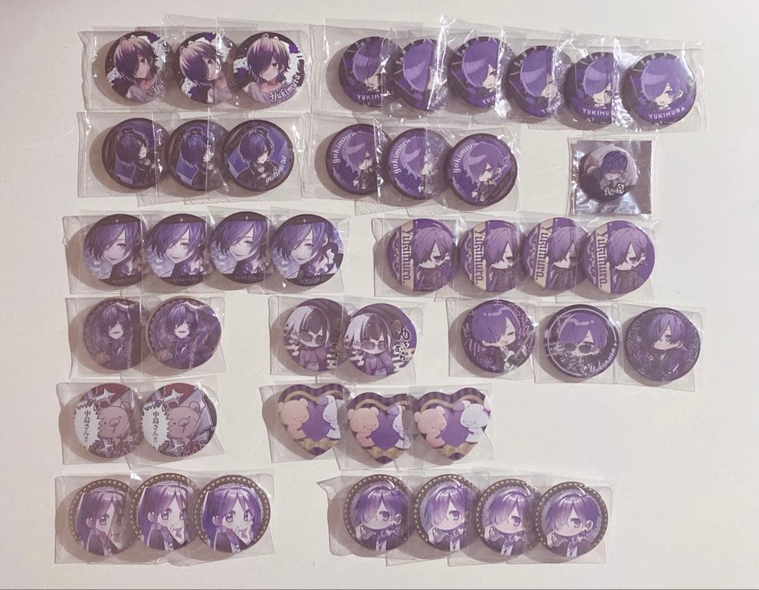ゆきむら。 缶バッジ まとめ売り