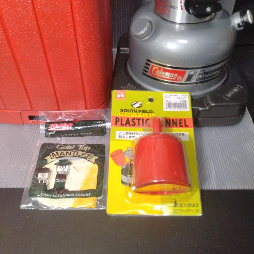 希少旧もみの木ケース付Coleman unleaded295ツーマントルランタン