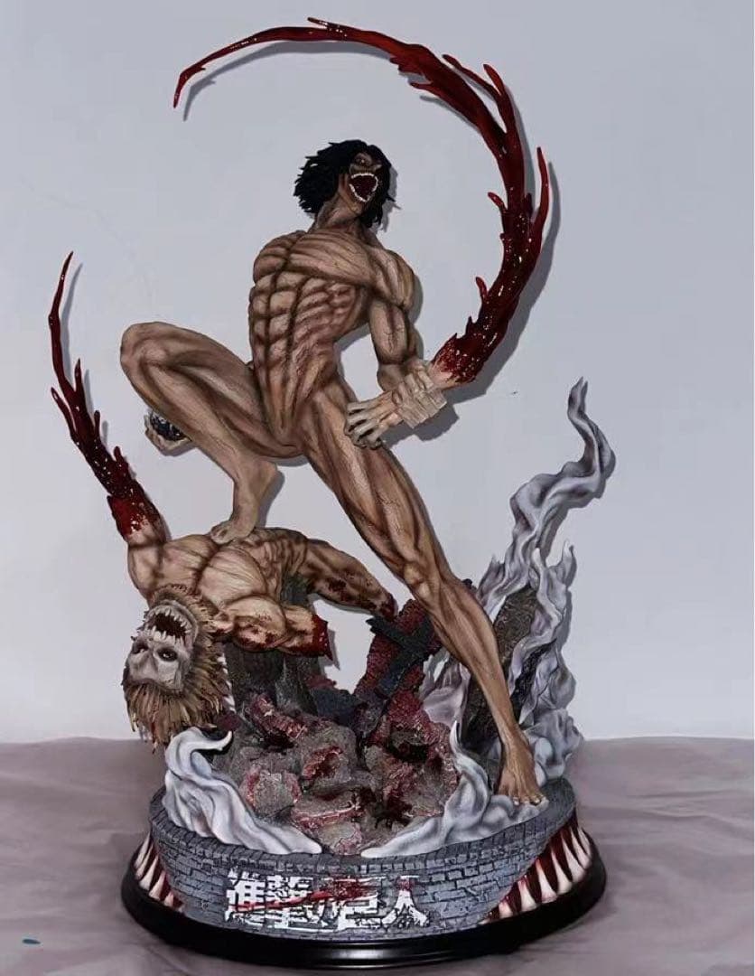 進撃の巨人 エレン・イェーガー ガレージキット ガレキ スタチュー①①