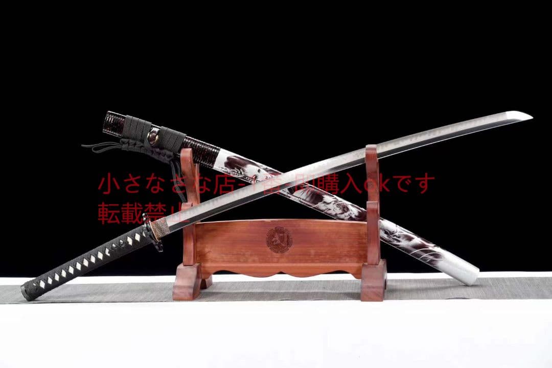 T10焼刃日本上研【暗紅影逸打刀】 古兵器 武具 刀装具 日本刀 模造刀 居合刀