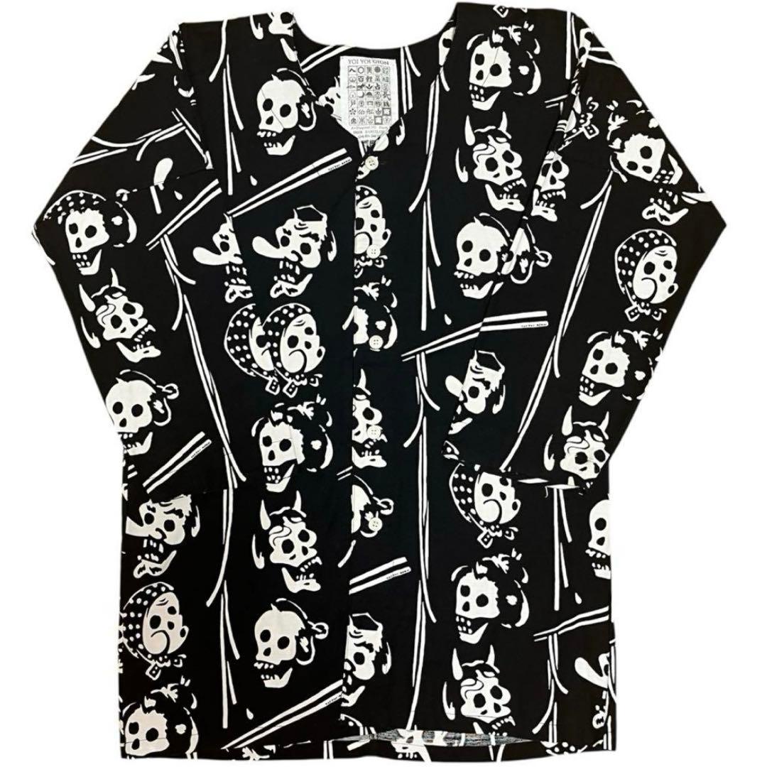 BUENA VISTA 宵宵祇園 鯉口シャツ 石塚啓次 ブエナビスタ ドクロ