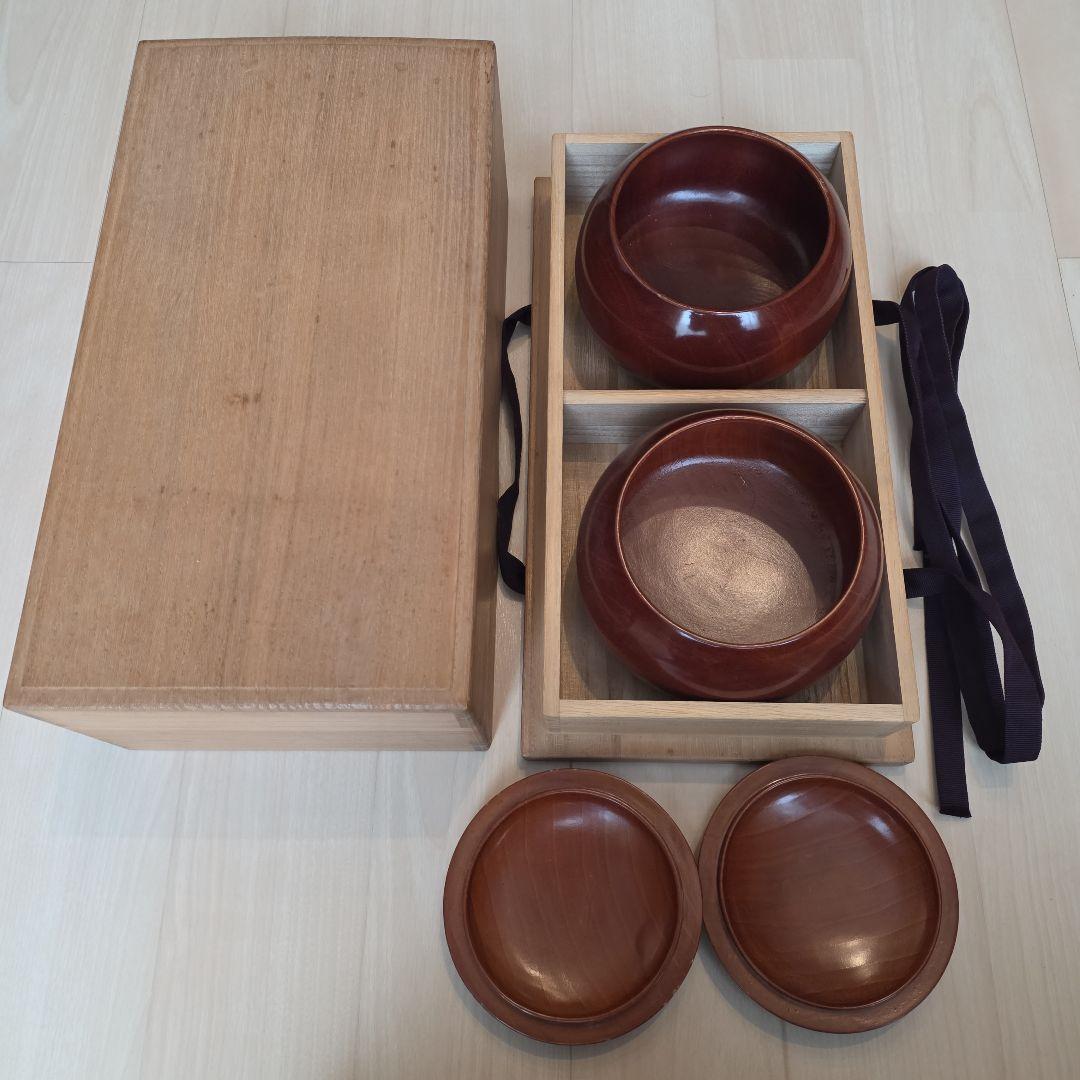 囲碁セット　碁盤 碁石 碁笥