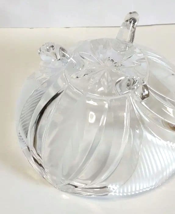 レトロ ガラスボウル ■ 猫脚 足つき アンティーク ヴィンテージ 蚤の市