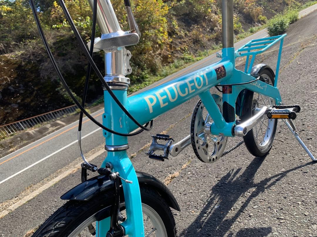 【即乘】送料無料 PEUGEOT 折り畳み自転車7速 ミニベロ 小径車16インチ