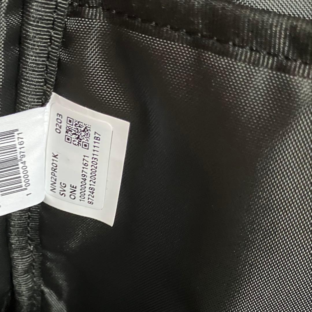 新品未使用 正規品　ノースフェイス　スーパーワンウェイ　バッグ　シルバーグレー