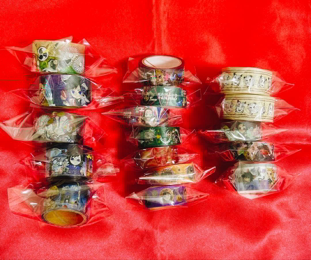 鬼滅の刃 マスキングテープ 17点まとめ売り