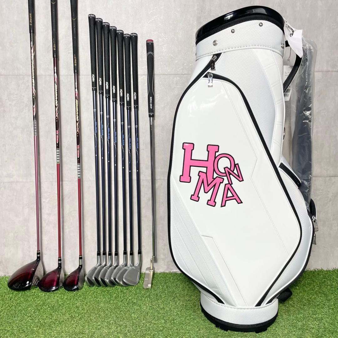 【バッグ新品】ホンマ ベレス E-05 2S ゴルフクラブセット 11本 右 L
