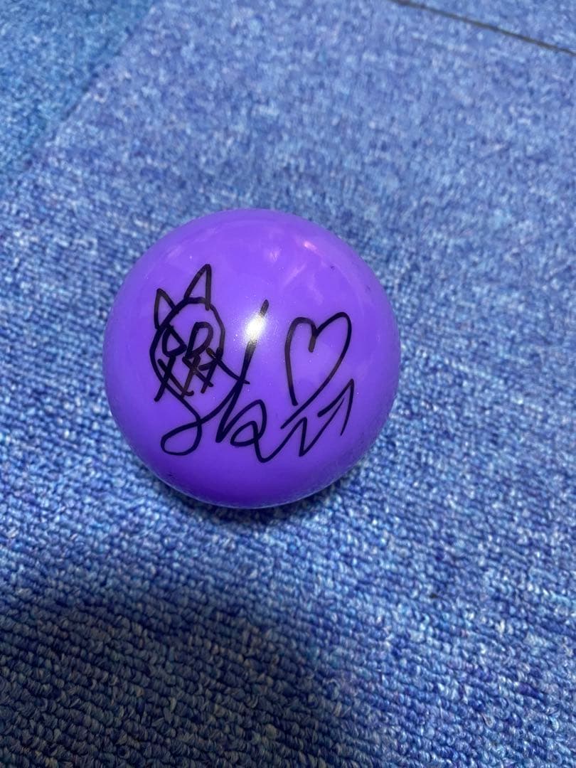 夢喰neon さく　直筆サインボール