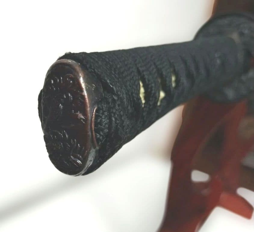 日本刀　黒塗鞘模造刀　美品　刀袋入り