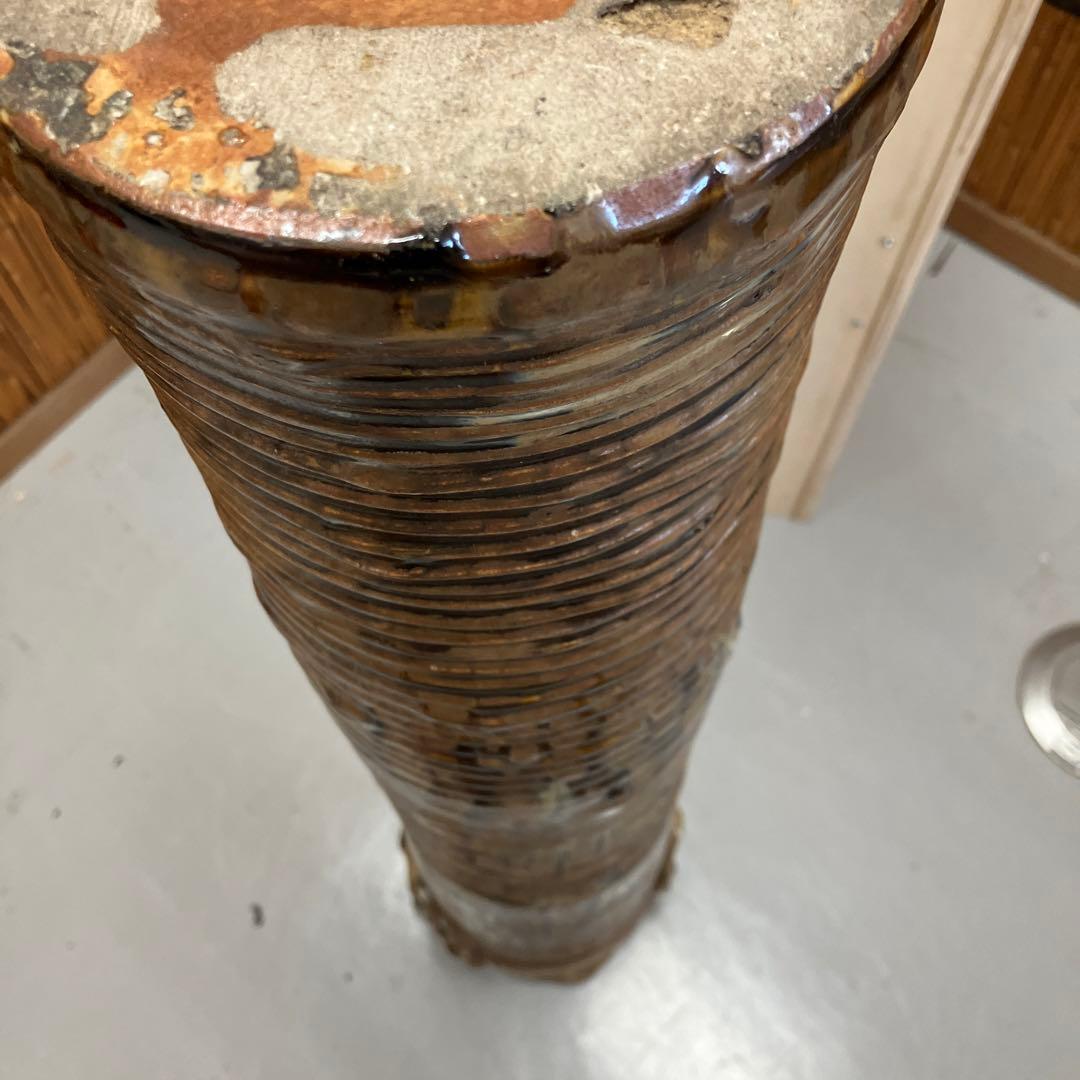 骨董品　華道道具　筒型花器　大正時代から昭和初期　S1068KOTK