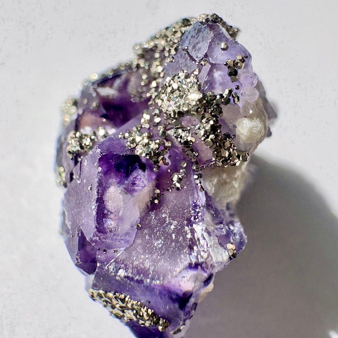 521 中国 内モンゴル産 レアタイプ フローライト&パイライト