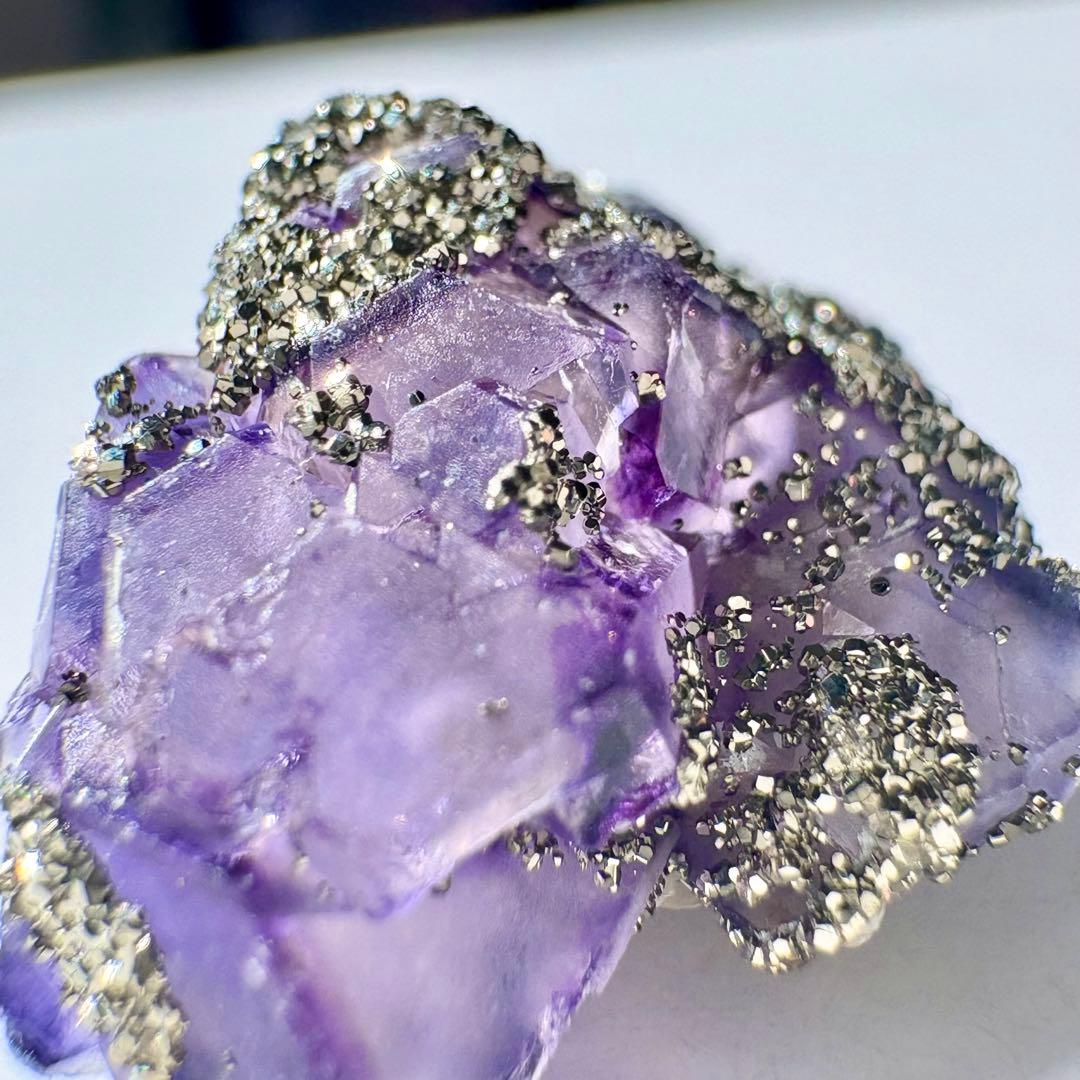 521 中国 内モンゴル産 レアタイプ フローライト&パイライト