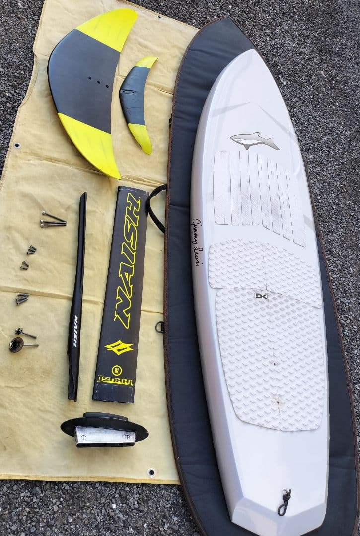 【湘南平塚手渡し】プローンボード/Naish Jet1650Foilセット/美品