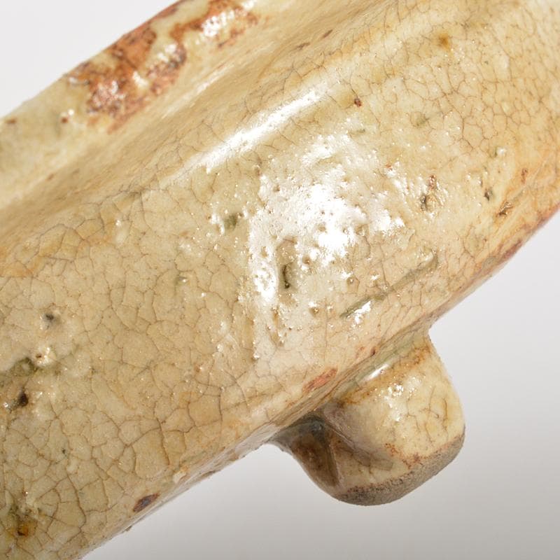 北大路魯山人作　黄瀬戸釉　蕪文　鉢　共箱　U　R7111