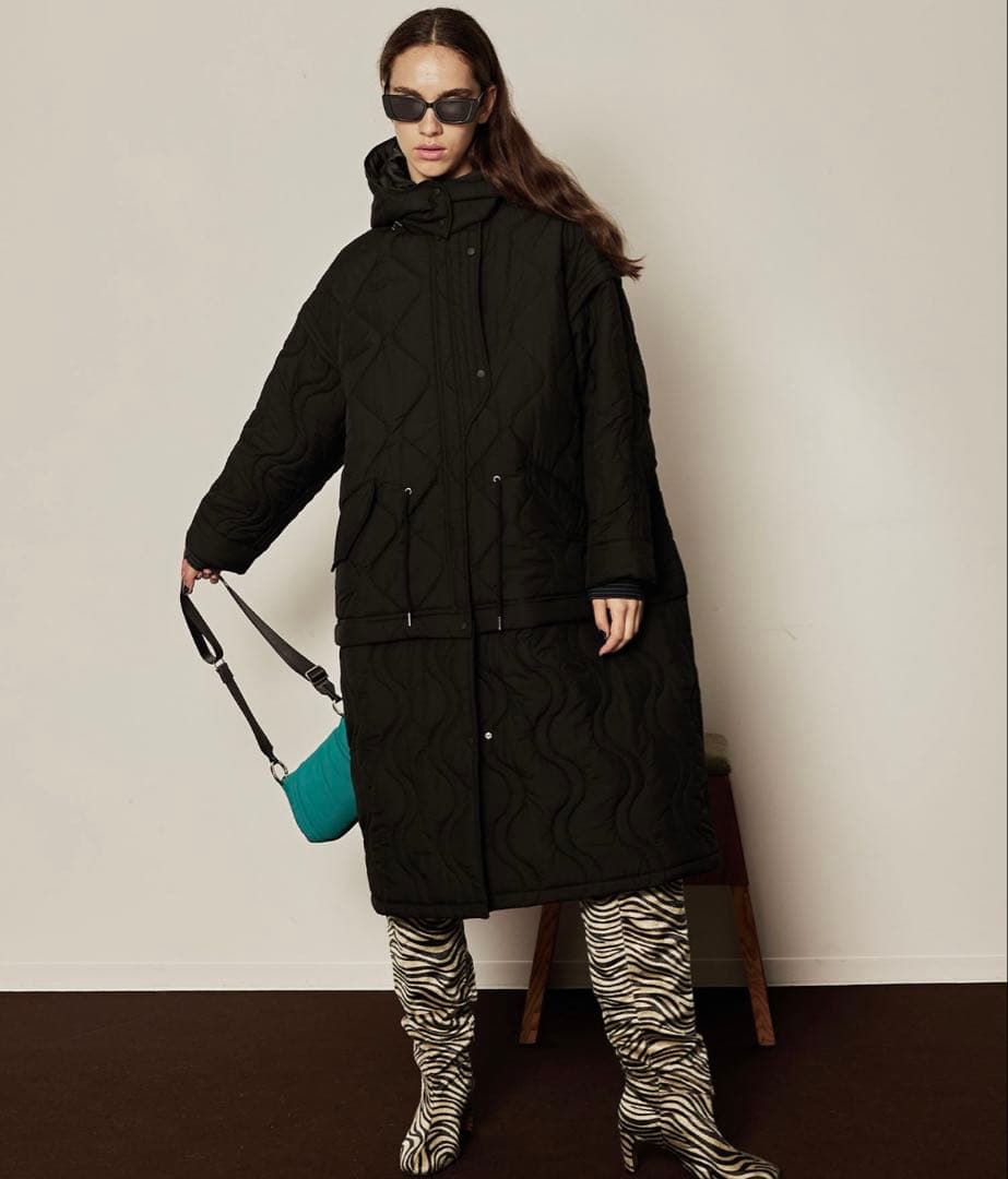 メゾンスペシャル マルチウェイ キルティング モッズコート