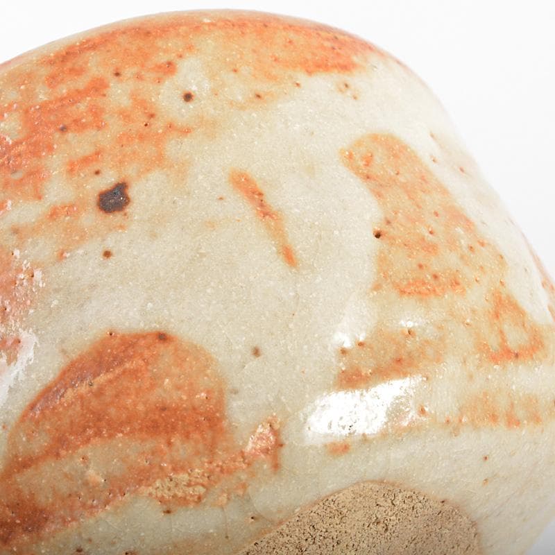 茶道具　志野焼　人間国宝　加藤孝造作　茶碗　共布共箱　M　R6892