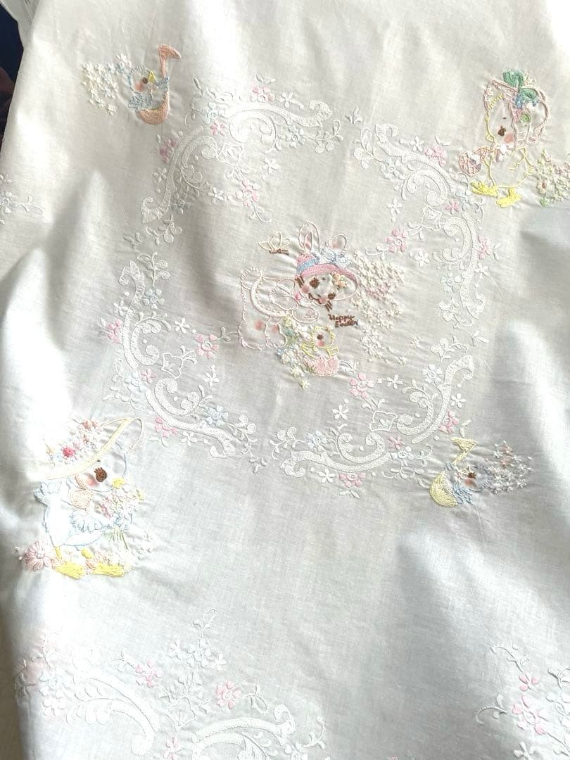 ♡C13(*^-^)♡さま確認用です。 大判クロス＆手刺繍お花2束×2·͜· ♡