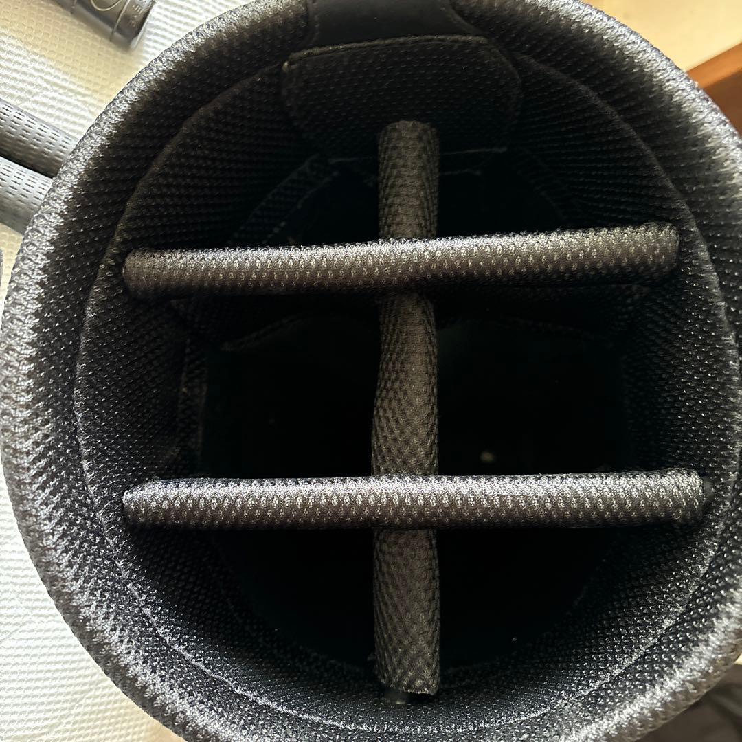 World Eagle ゴルフキャディバッグ 黒赤　ゴルフクラブつき