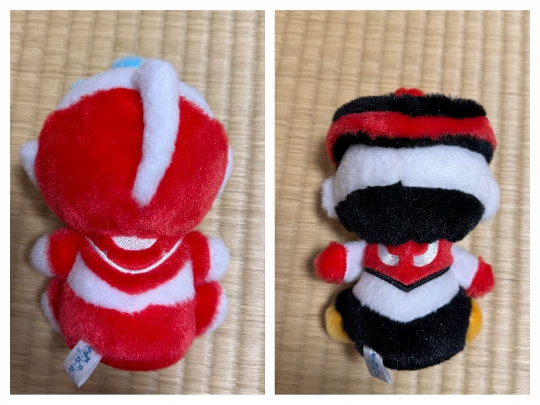 ウルトラマンギンガ　ウルトラマンビクトリー　ふわふわお座りぬいぐるみ