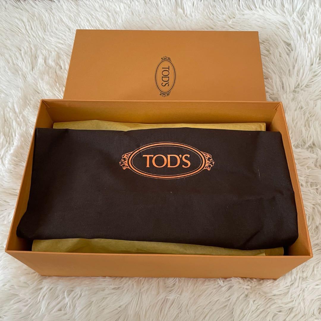 新品✨ TOD’S トッズ ペニーローファー クロコ型押し 紺 24cm 箱付き