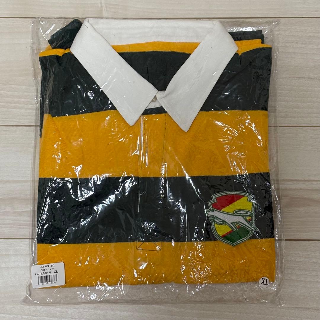 【J1昇格セール】ジェフ千葉　新品未使用　ラガーシャツ　XLサイズ