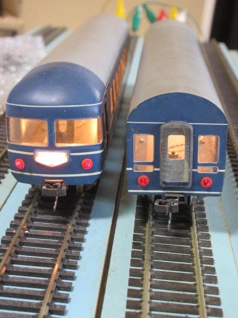 国鉄 20系 特急形緩急客車 2両セット HOゲージ (金属製・カツミ製）