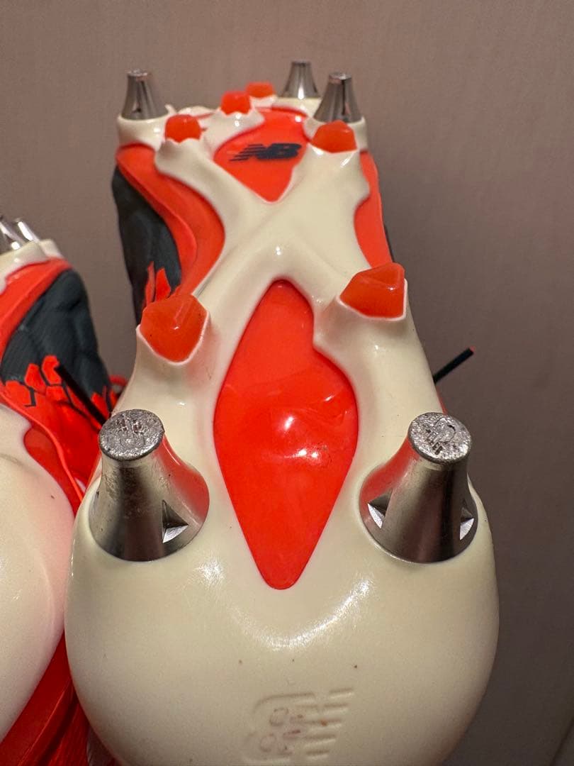 New Balance Furon スパイクシューズ グレー/オレンジ
