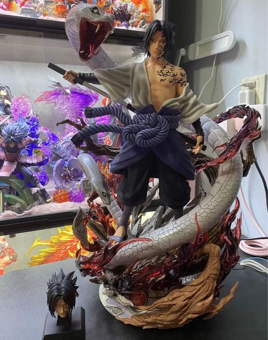 ナルト うちはイタチ 1/4 ガレージキット ガレキ スタチュー③⑧