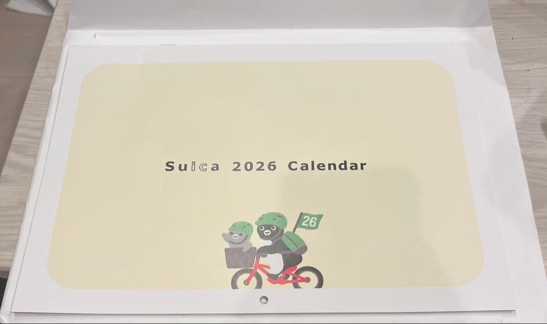 【非売品】Suica ペンギン 壁掛けカレンダー 2026 新品未使用