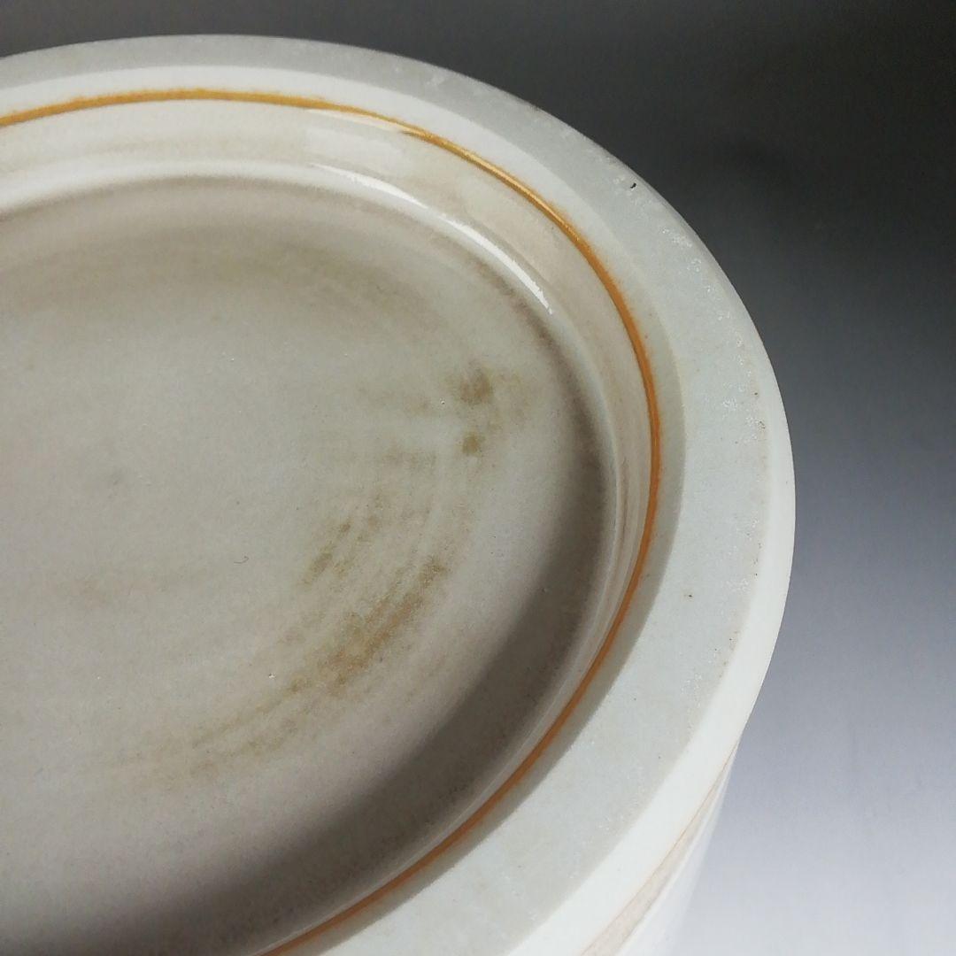 Ｗ７４　水指　『白磁　和蘭陀』『細水指』『加藤藤山 造』　共箱　茶道具