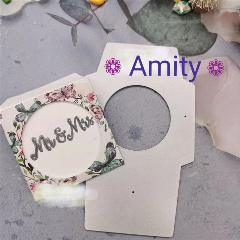 新品★再入荷★窓付き　ミニエンベロープ　封筒　カッティングダイ