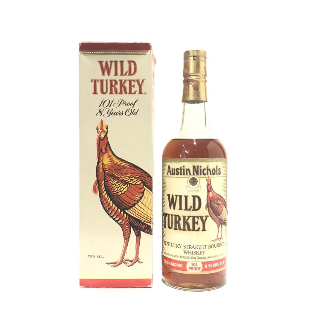 オールドボトル ワイルドターキー8年 750ｍl 50.5％ 化粧箱入り