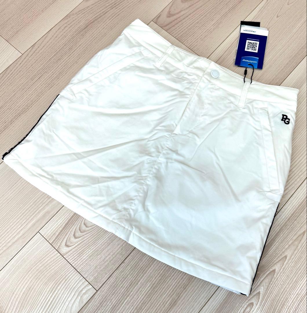 PEARLY GATES パーリーゲイツ　中綿スカート ホワイト　サイズ0