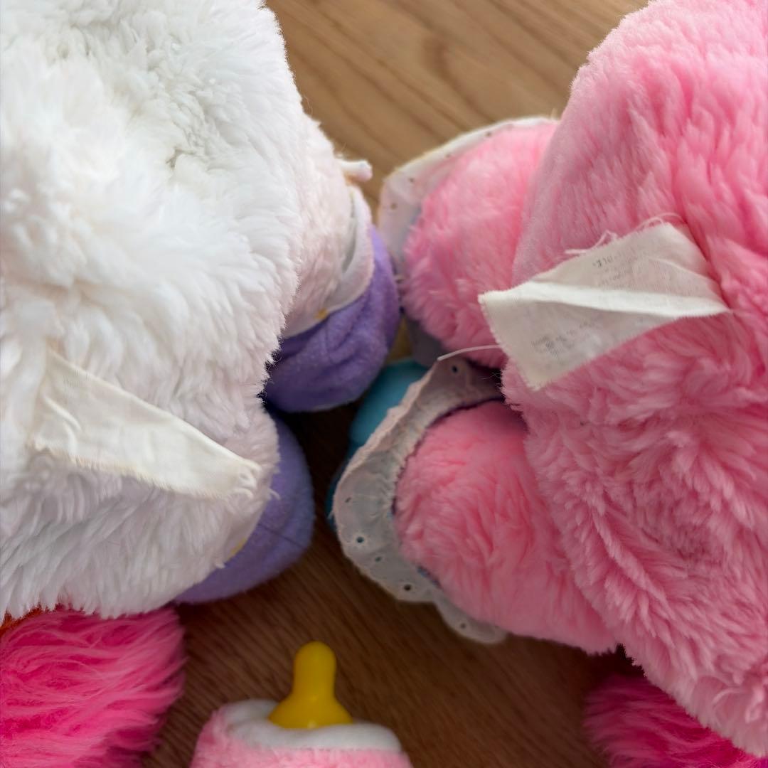 Babyポップルズ　ベビー　ビンテージトイ　ぬいぐるみ２個セット　哺乳瓶