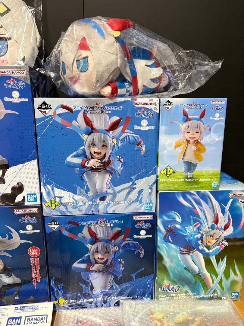 ウマ娘 エンタメ、一番くじ オグリキャップ　タマモクロス　フィギュアなど
