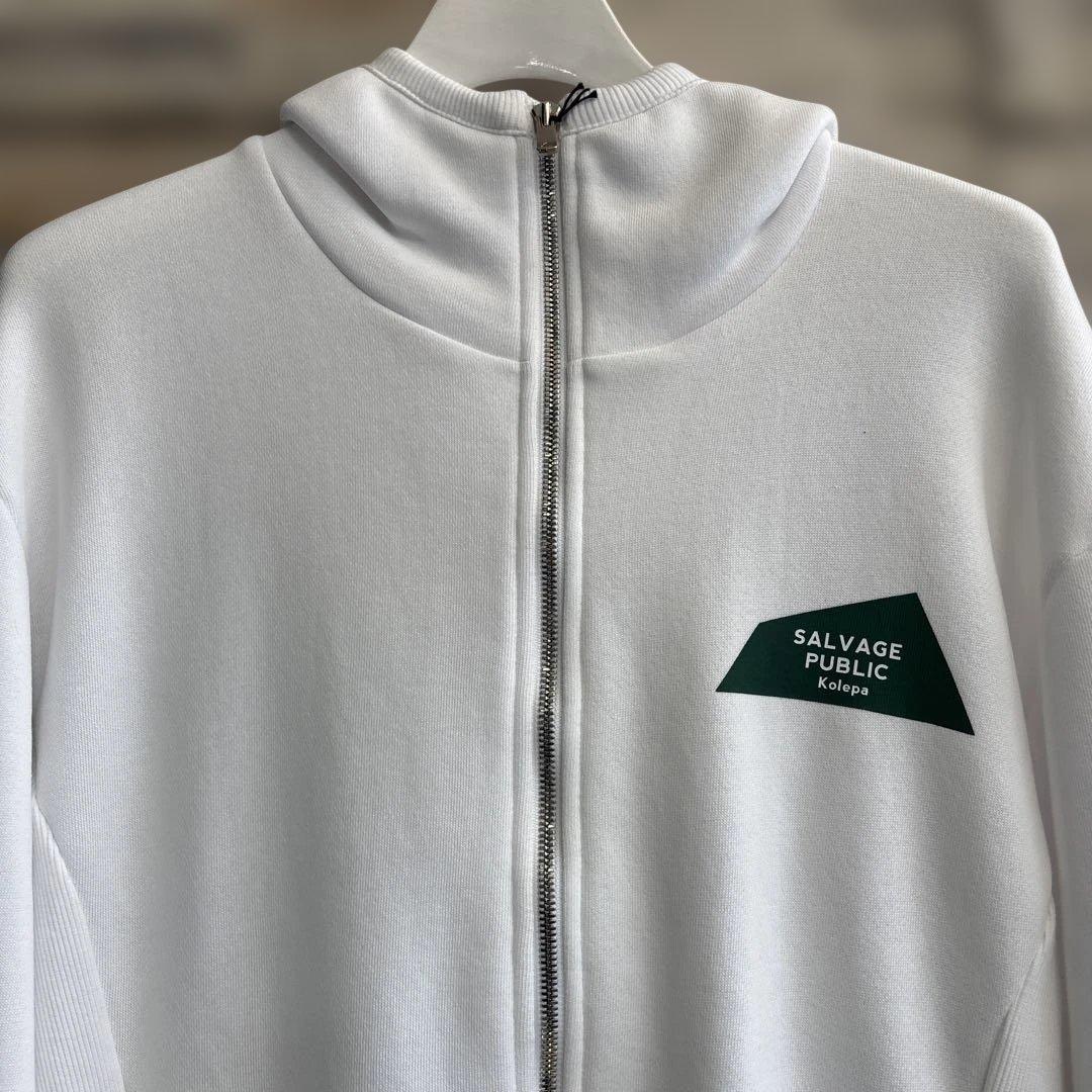 サルベージパブリック　ジップパーカー　ホワイトM 新品