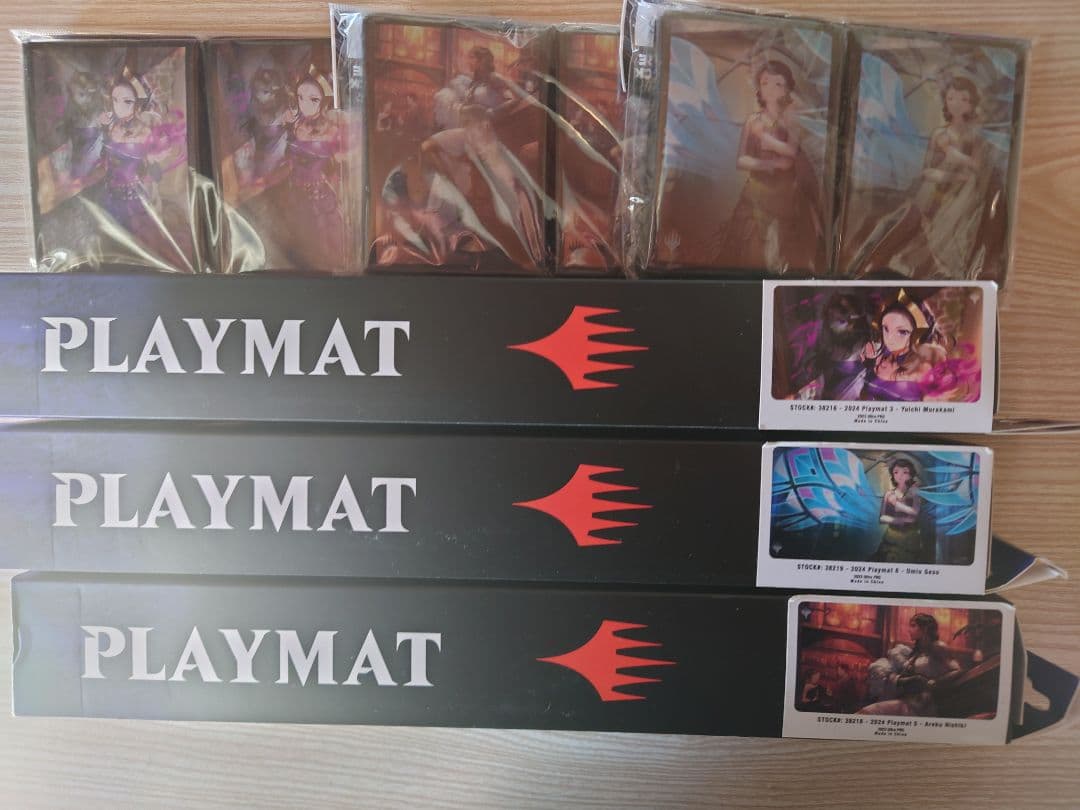 MTG プレイマット＋スリーブまとめて