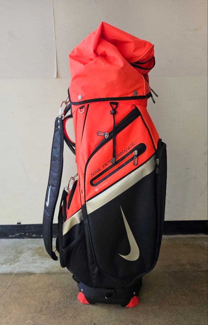 Nike Performance キャディバッグ オレンジ/黒