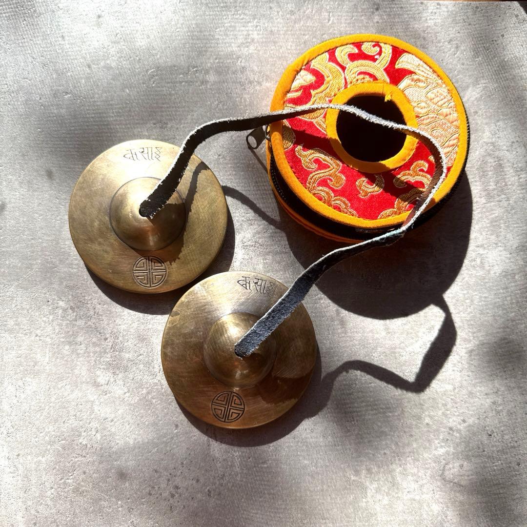 未使用　サイン付き　サンタラトナシャキア工房　ティンシャ