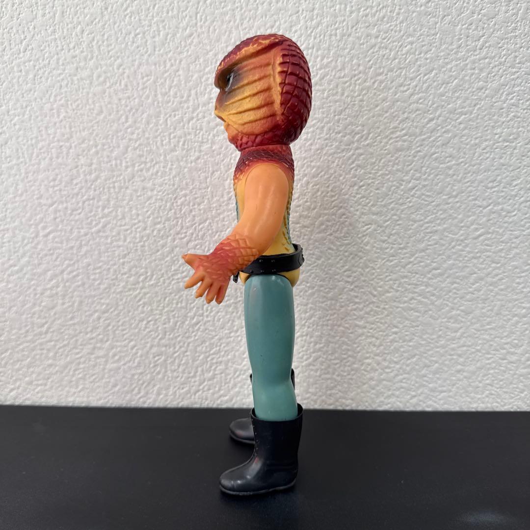 当時物　旧バンダイ　仮面ライダー　怪人　コブラ男　ソフビ