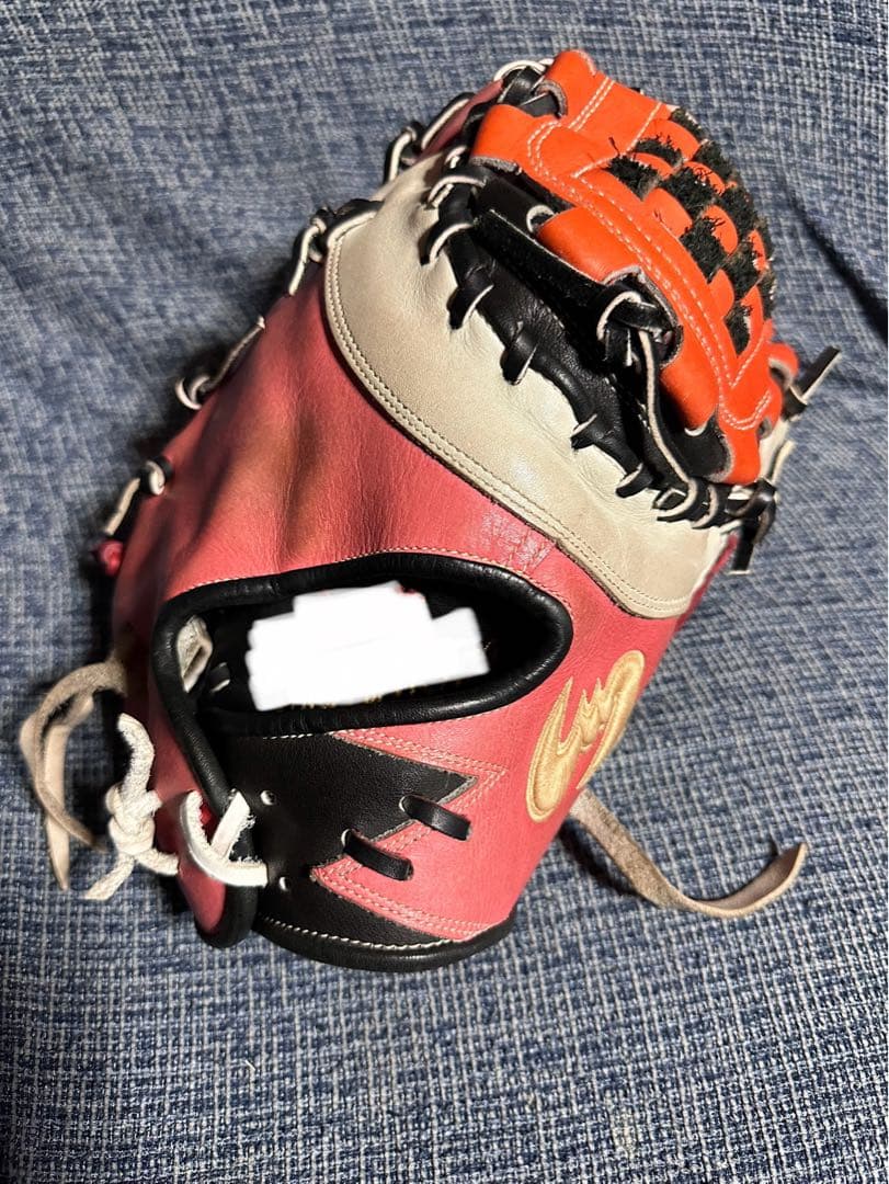 (中古)ジームス　一般用ファーストミット　オーダー　刺繍あり