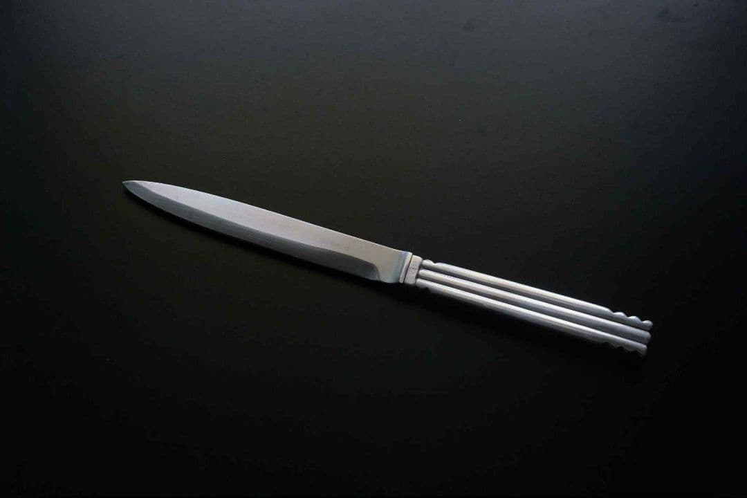 銀メッキ/カトラリーセット/Puiforcatテーブルナイフとフォークセット