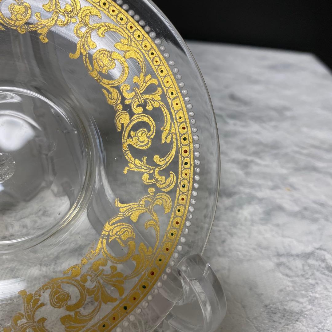 アンティーク ムラーノ サルヴィアティ グラス スモール カップ＆ソーサー