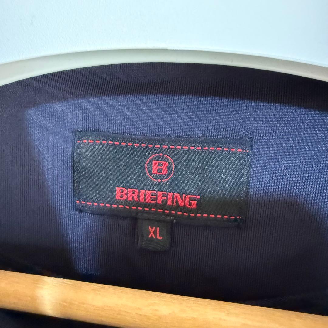BRIEFING GOLF モックネック半袖 Size:XL BBG231M05