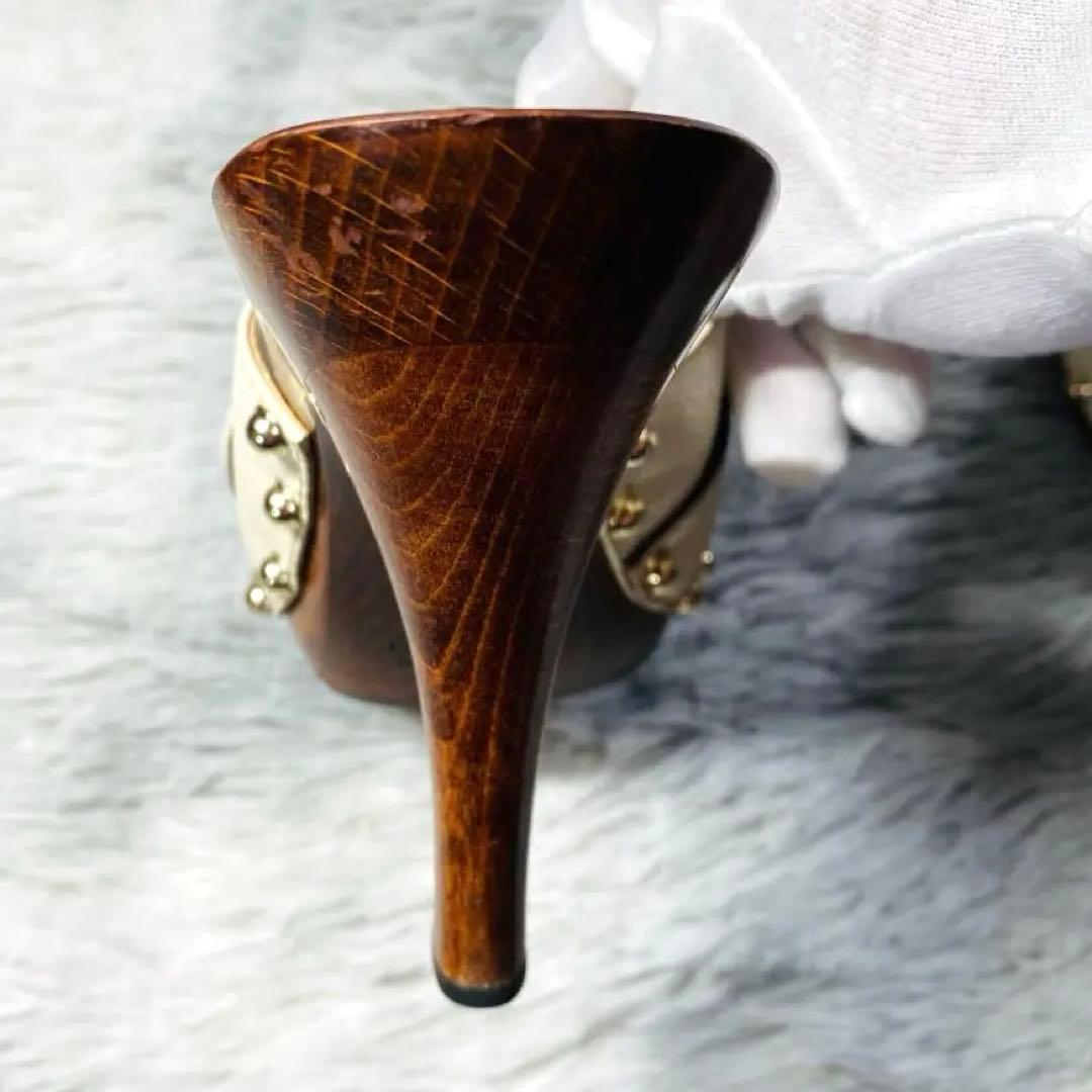 グッチ ミュール サンダル ホースビット スタッズ サイズ35