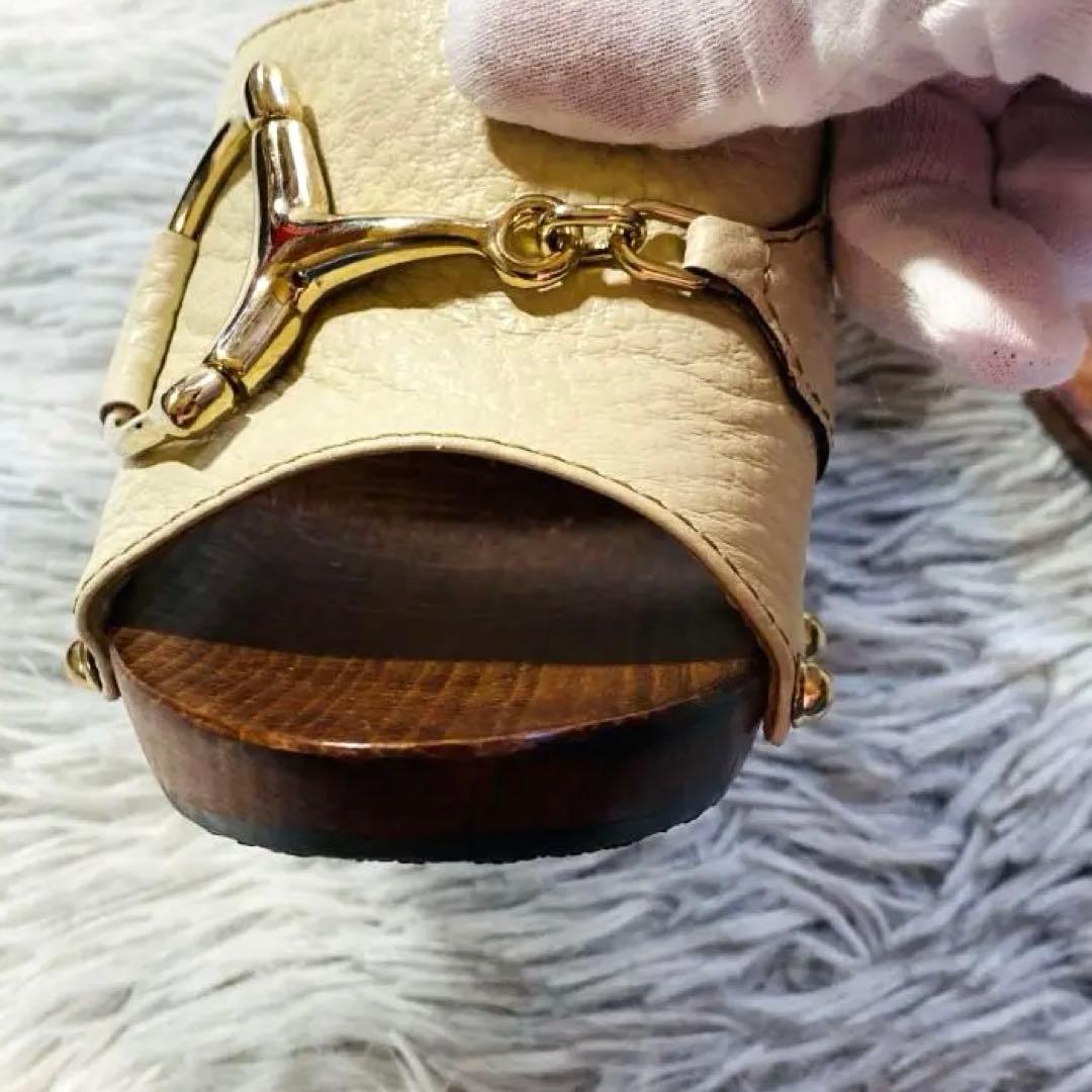 グッチ ミュール サンダル ホースビット スタッズ サイズ35