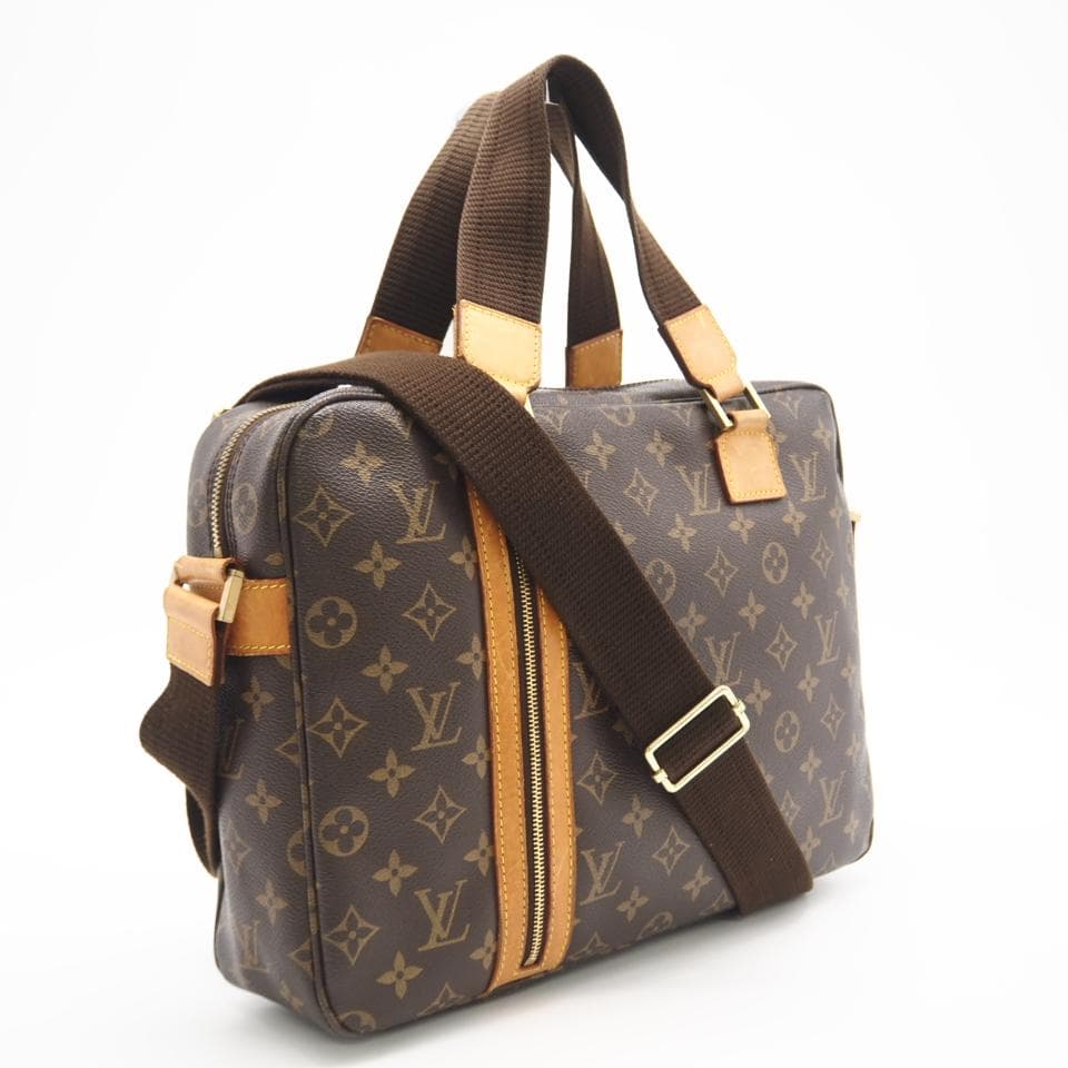LOUIS VUITTON ビジネスバッグ モノグラム サック ボスフォール 茶