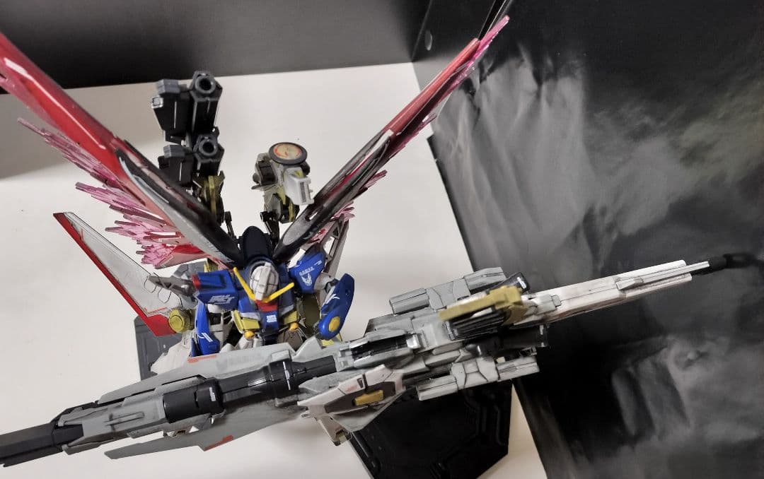 HG 1/144　ディスティニーガンダム　 ゼウスシルエット　ウェザリング完成品