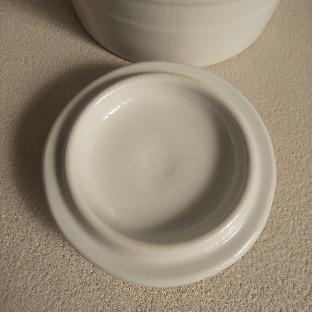 アンティーク　陶器キャニスター　RAISINS