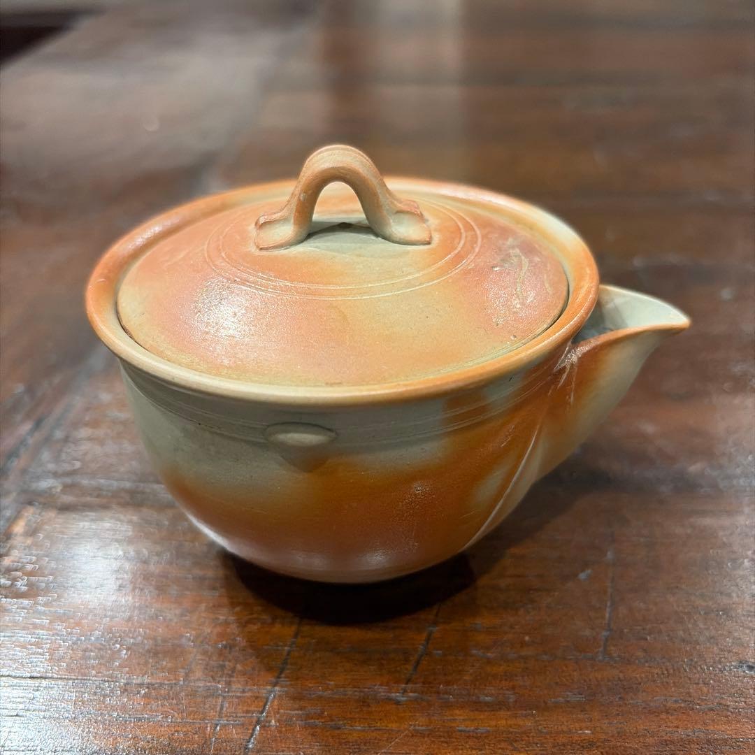 備前焼　宝瓶　煎茶道具